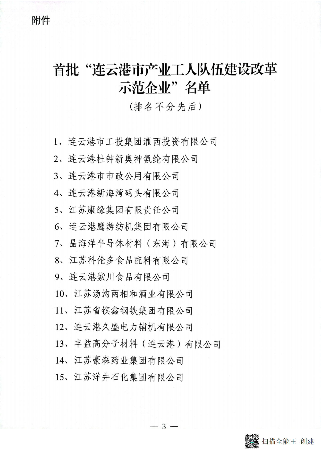我公司獲連云港市產(chǎn)業(yè)工人隊伍建設(shè)改革示范企業(yè)殊榮